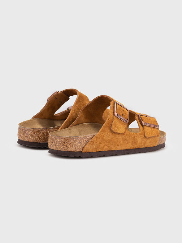 ARIZONA suede slippers with logo - 3