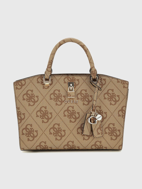 QUEENSLAND handbag with monogram logo print - 1