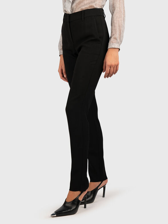 High waisted slim trousers - 3
