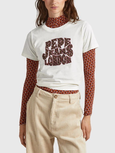 CLARITZA T-shirt with accent logo - 5