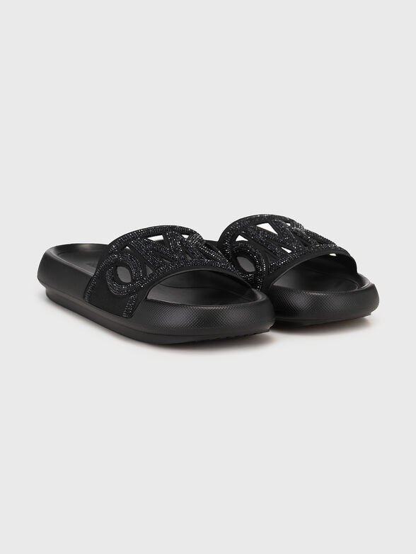 SPLASH rhinestones beach slippers - 2