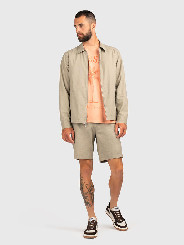 Roun neck print T-shirt - 2