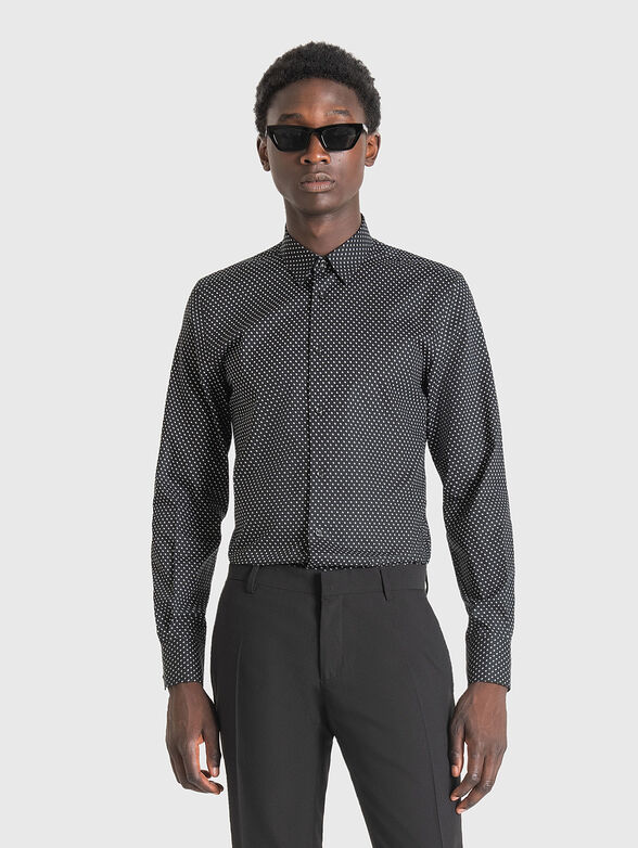 NAPOLI slim shirt with print - 1