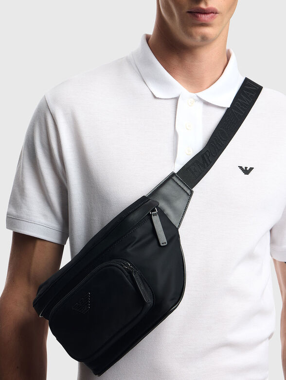 Black belt bag with logo - 2
