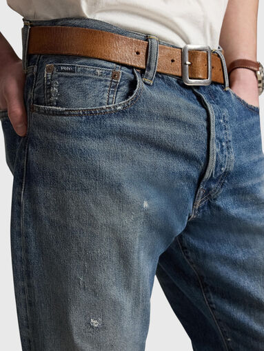 Straight jeans in blue - 4