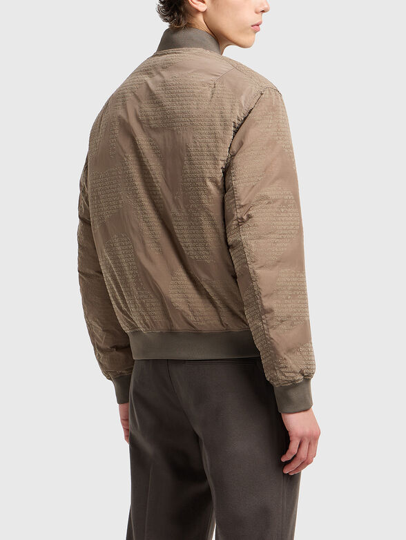Monogram down bomber jacket - 3