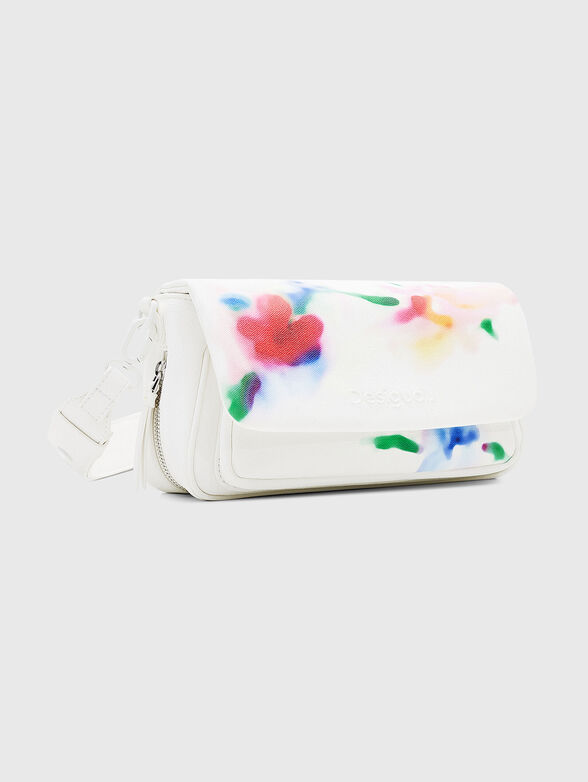 Crossbody bag with contrasting print - 4