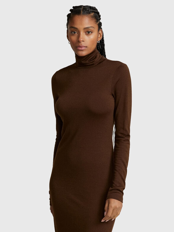 High neck midi dress - 3