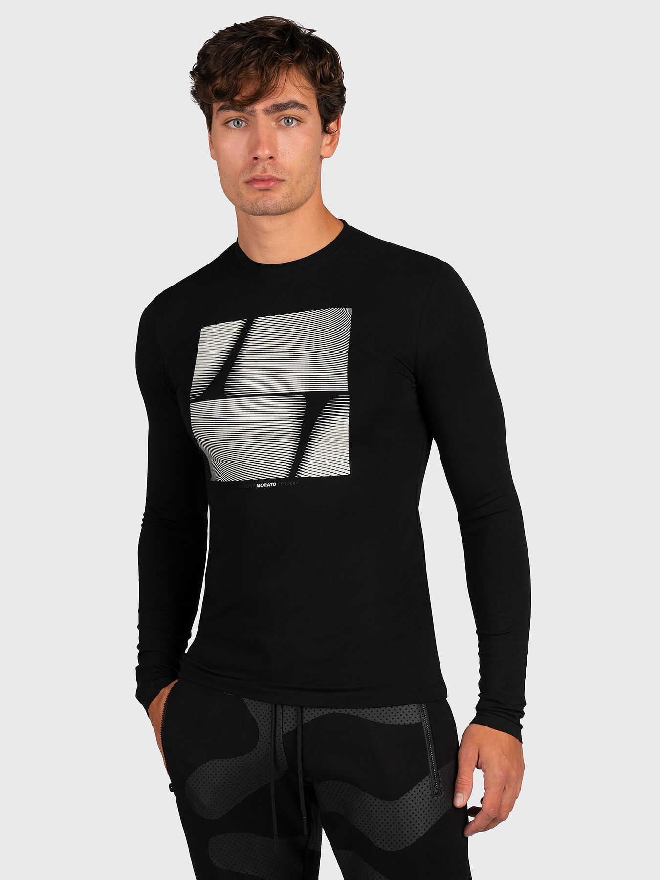 Long sleeve blouse with accent print brand ANTONY MORATO Globalbrandsstore en