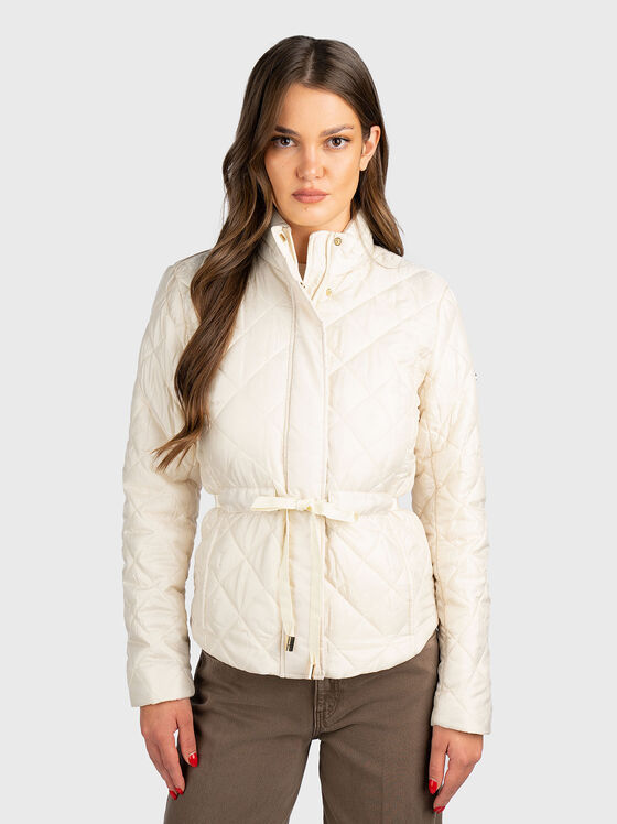 Transitional jacket with waist belt  - 1