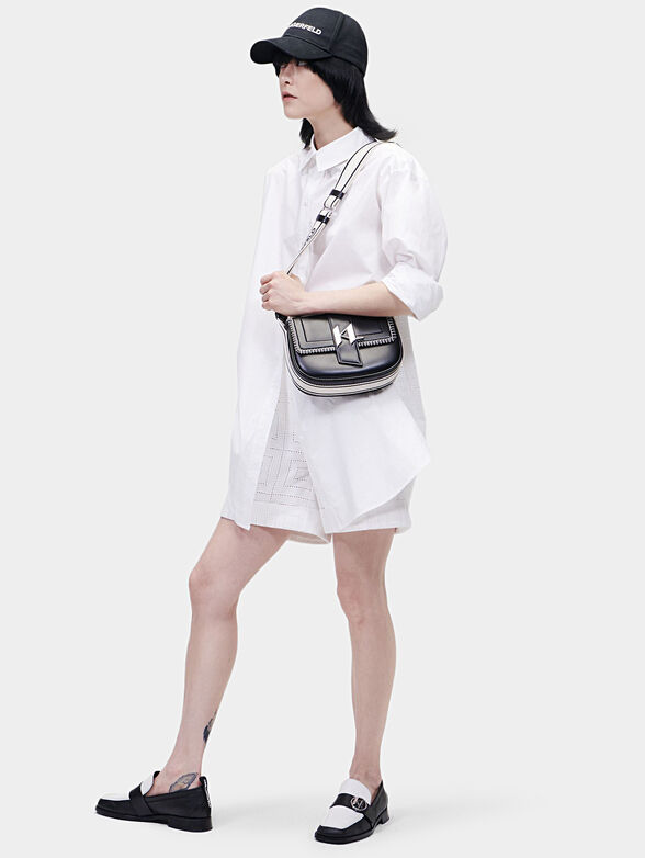 Long shirt with logo embroidery - 2