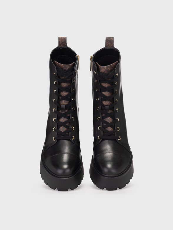 BLAKE monogram leather boots - 6