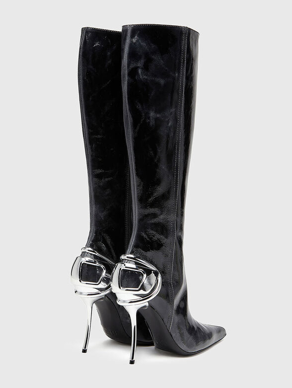 D-TEN&HALF HB leather heeled boots - 3