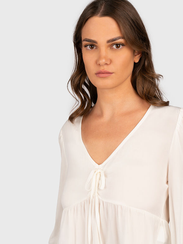 ALUNA cropped viscose blouse - 6