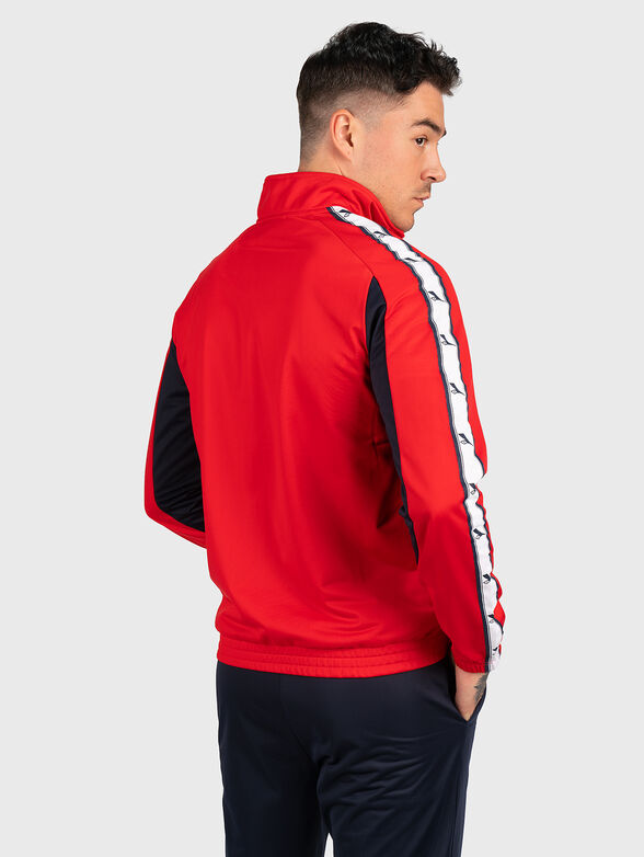 Tracksuit in red and dark blue - 3