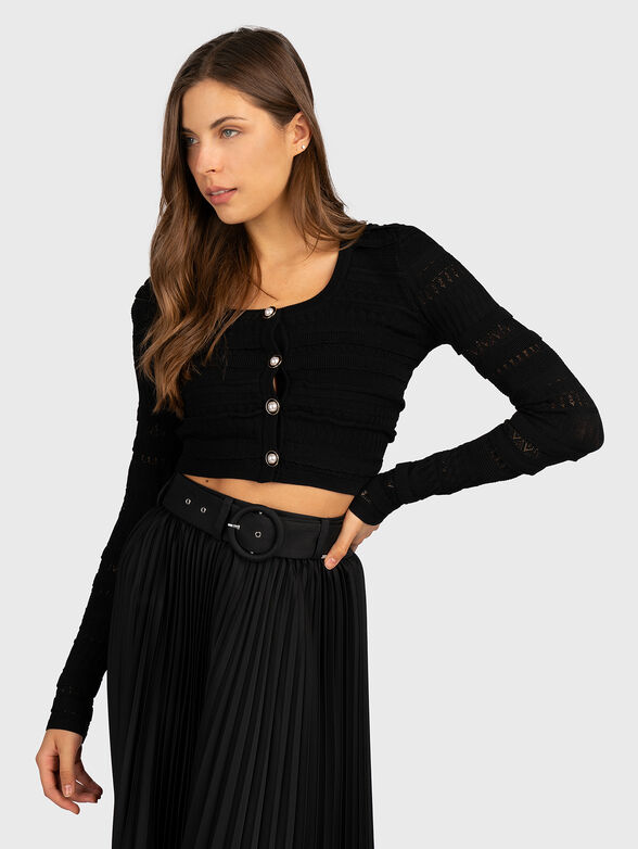 FLIRT cropped cardigan - 1
