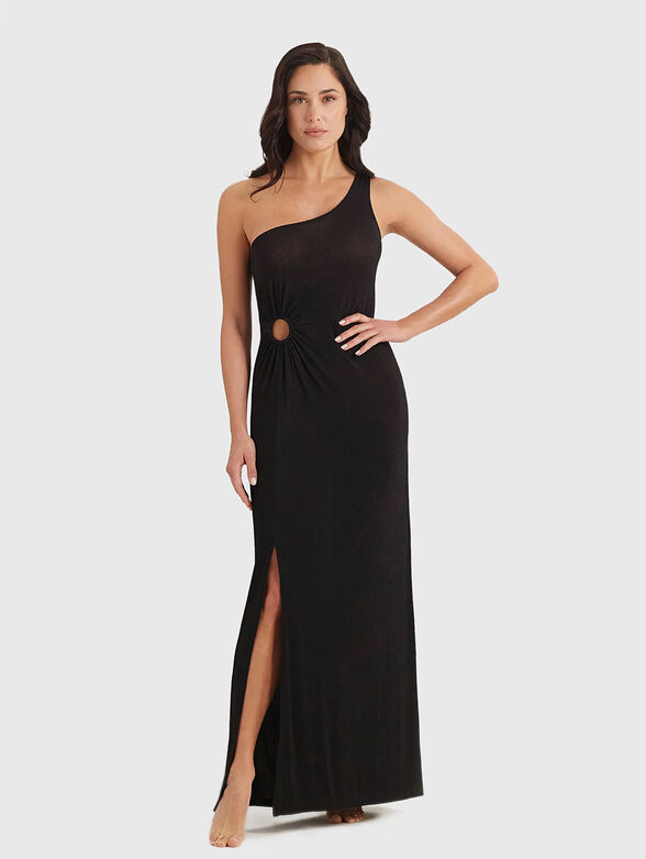 GLEAM long black beach dress - 1
