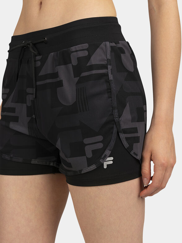 RAKOW sports shorts with print - 3