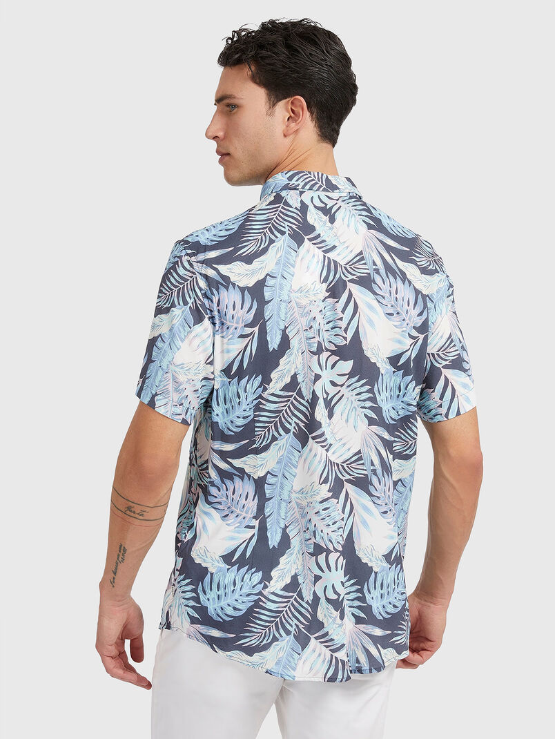 RAYON INDGO printed shirt - 3