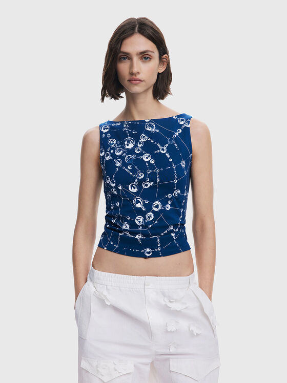 Short top with print - 1