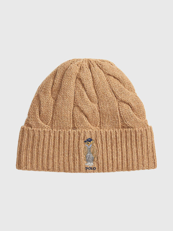 Wool hat with Polo Bear embroidery - 1