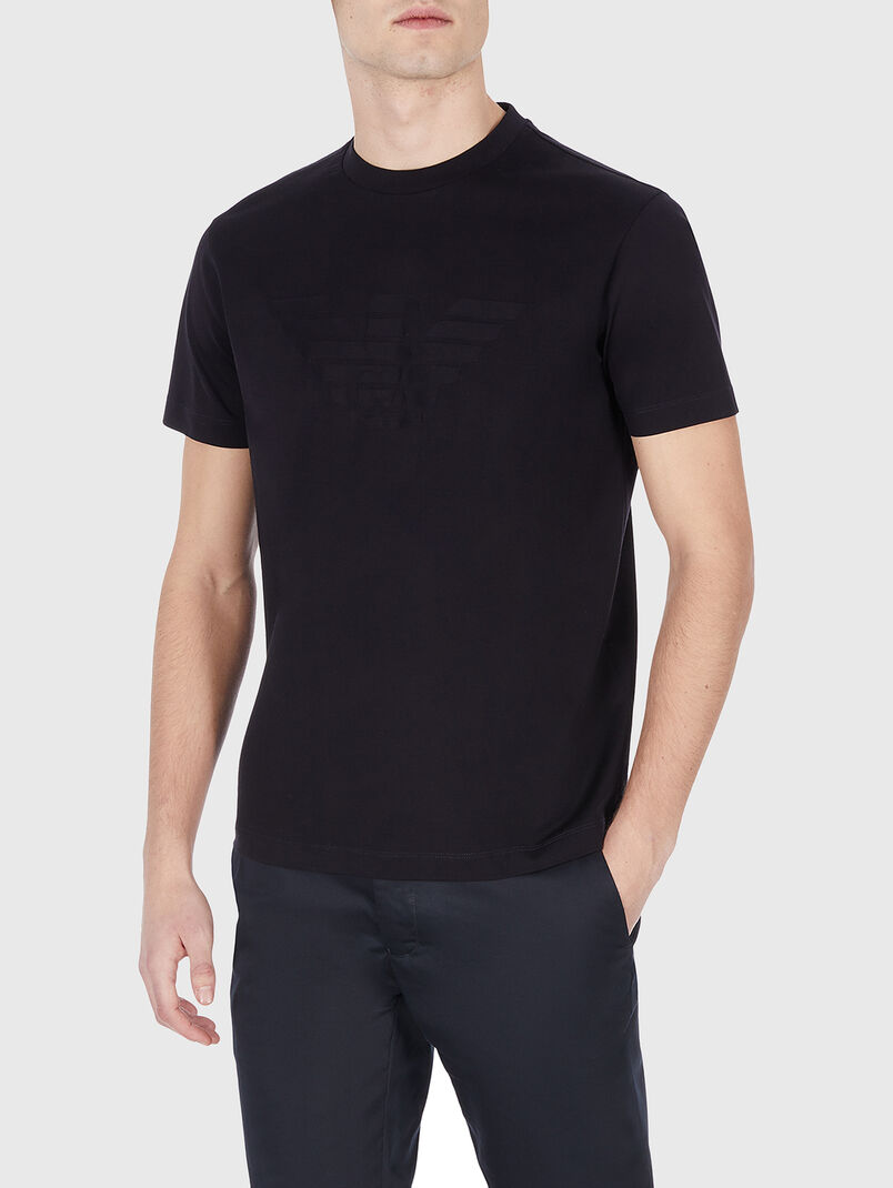 Black T-shirt with logo - 3