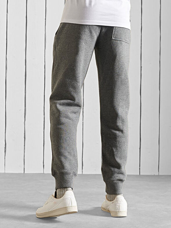 Sports pants with embroidered logo - 2