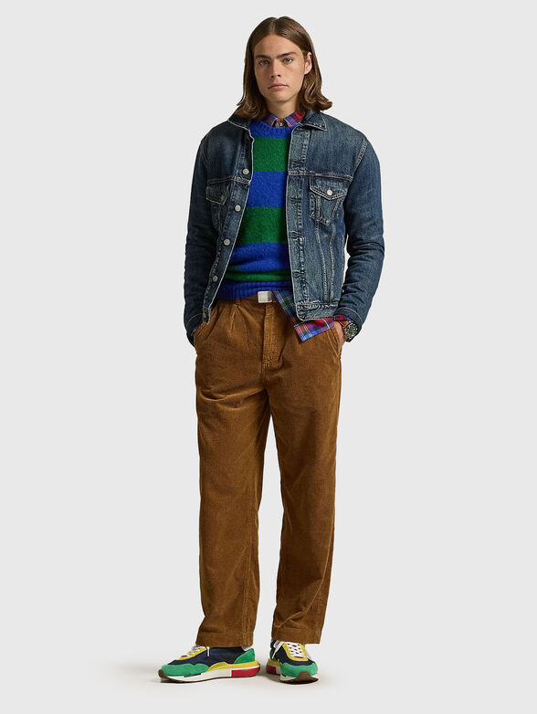 Brown velvet jeans - 4