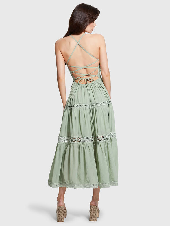 SAFA midi dress with accent laces - 2
