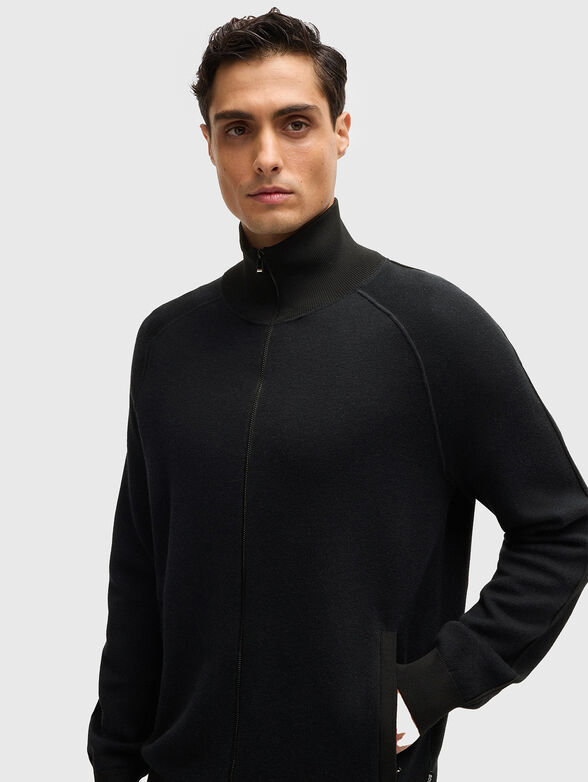 H-DOMICO cardigan with a zip - 4