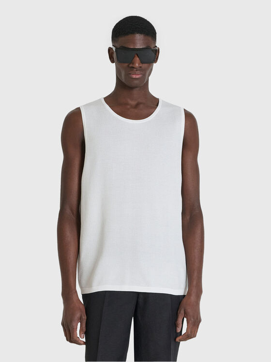 ADALIA top with  oval neckline - 1