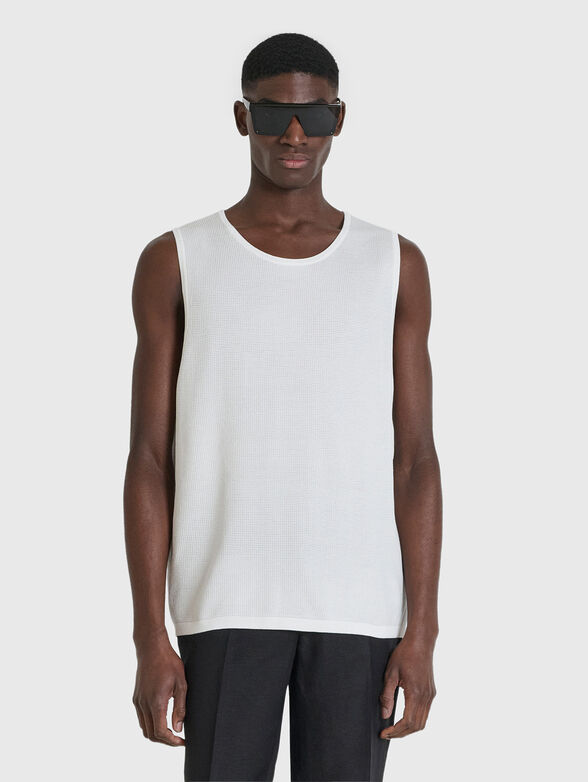 ADALIA top with  oval neckline - 1