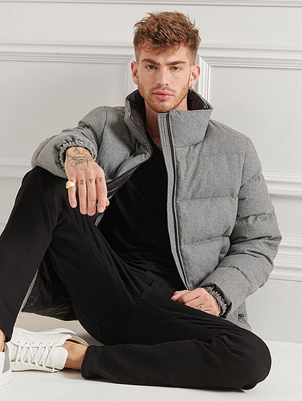 Down jacket with pockets - 4