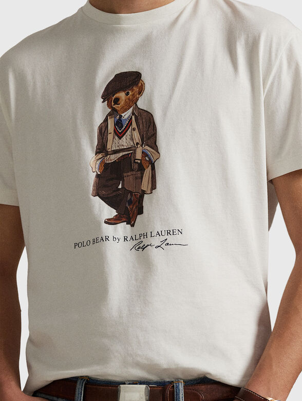 Cotton T-shirt with Polo Bear print - 4