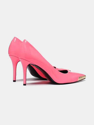 Pink stilleto high heels - 3