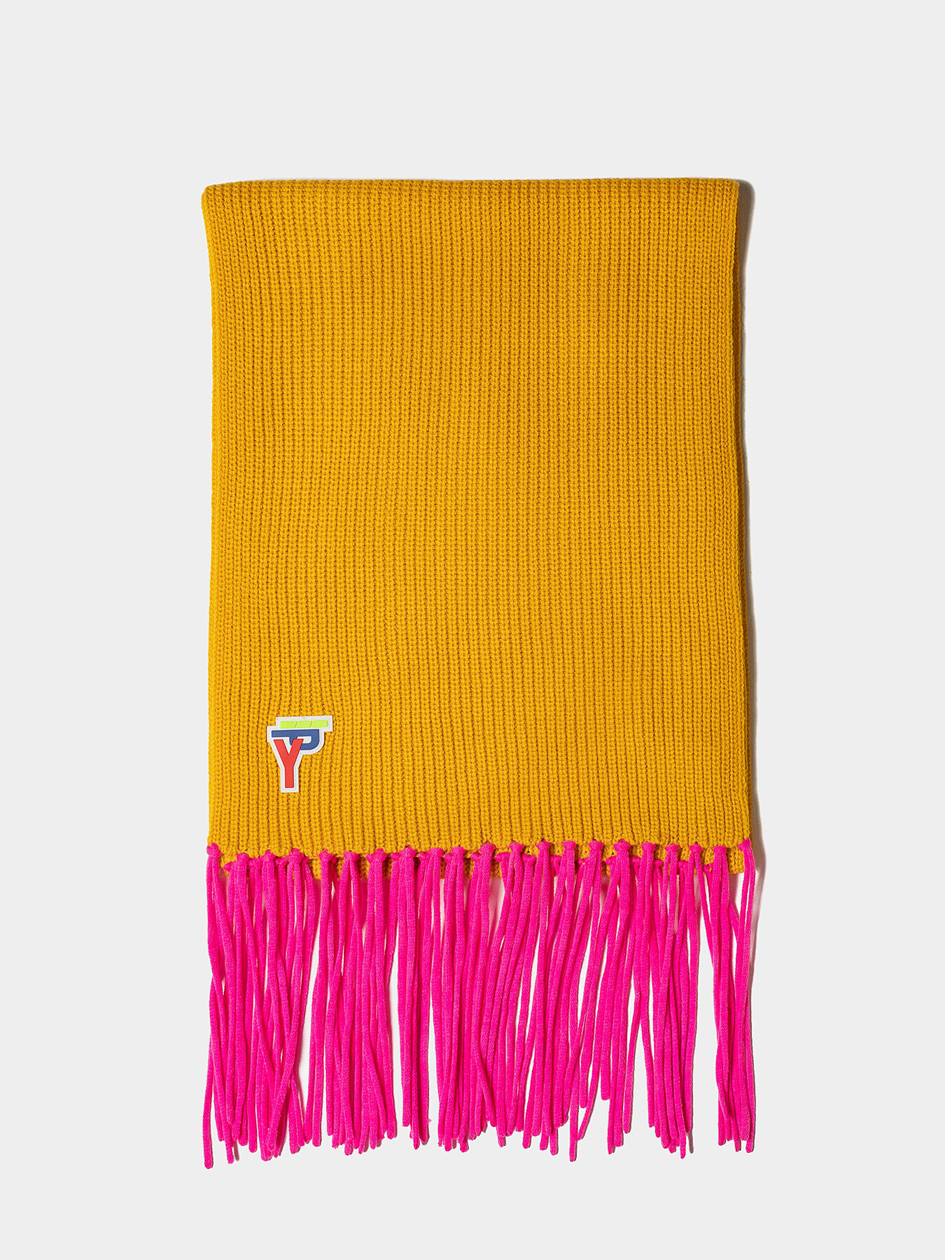 大特価市 with scarf Knitted fringles Play Ice brand logo and 小物