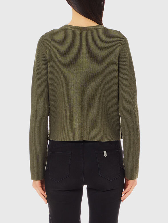 Black cardigan with pockets - 2