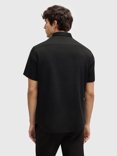 Short-sleeved cotton shirt with logo - 3