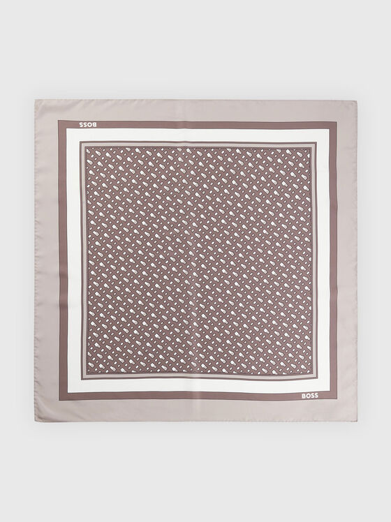 Square silk scarf - 1