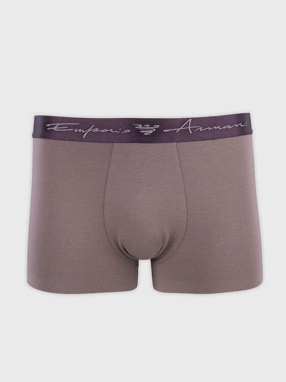 Boxers with contrast logo - 1