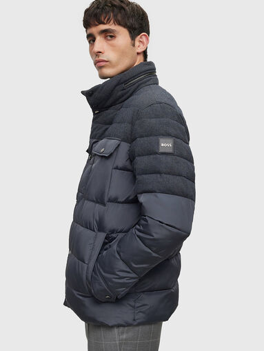 Padded jacket with pockets  - 4