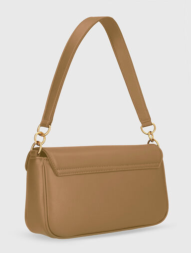 Beige crossbody bag with gold details - 3