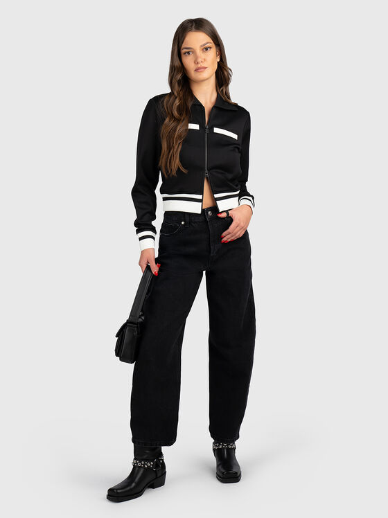 Sweatshirt with contrasting edges - 2