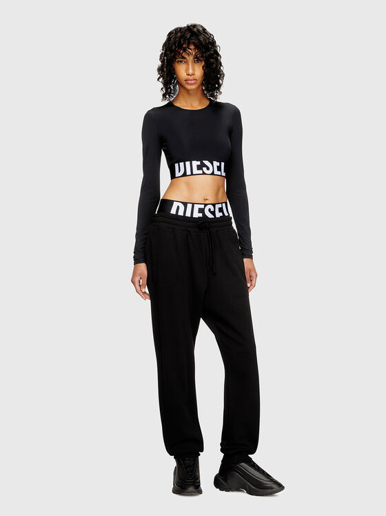 MELISSA-D-POP short blouse with logo accent - 2