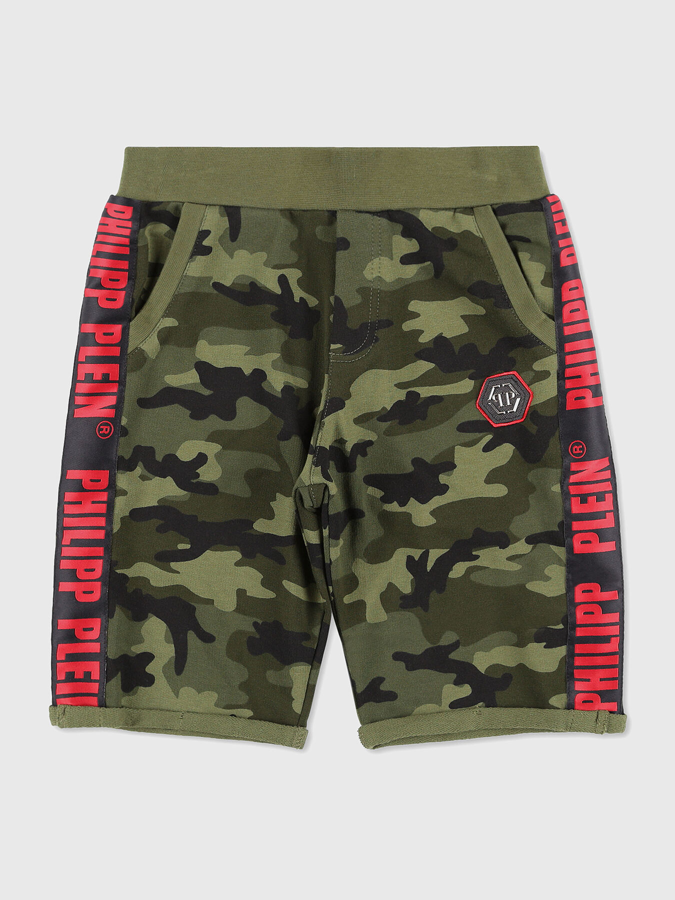 キッズ用ボトムス PHILIPP PLEIN camou bermuda shorts (2UQ00FK_LDA1260100) PPP19C-BJT0225-PJO002N-50SS19(