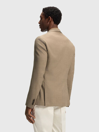 P-HANRY slim wool blend jacket - 3