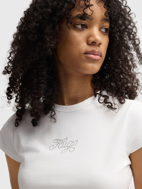 DOME short T-shirt with oval neckline - 4