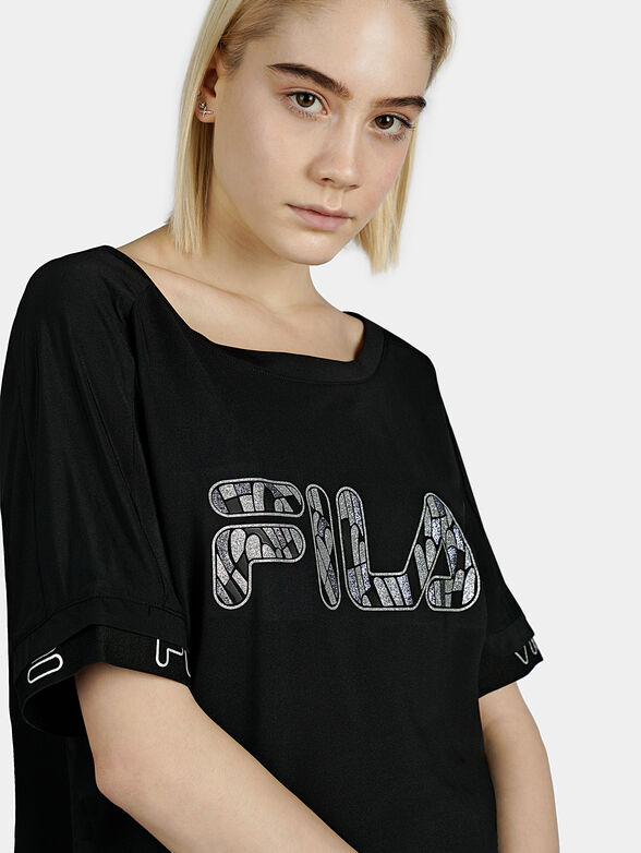 FAYE Black logo T-shirt - 2