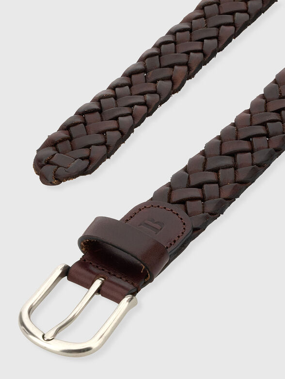 Woven leather belt - 2