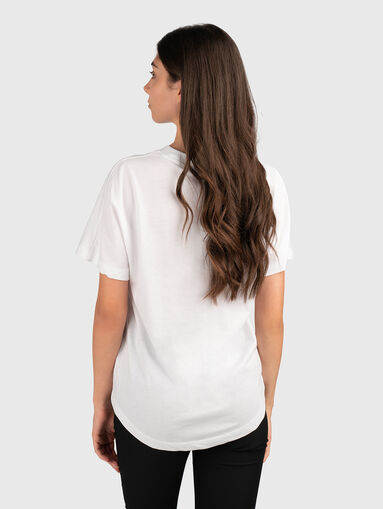 KIM T-shirt with floral accent - 3